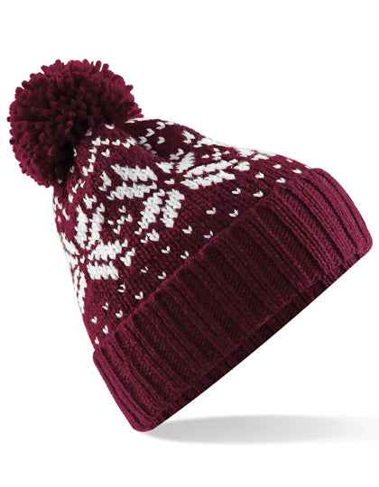 Fair Isle Snowstar® Beanie - CB456