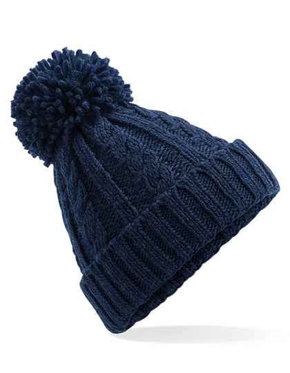 Cable Knit Melange Beanie - CB480