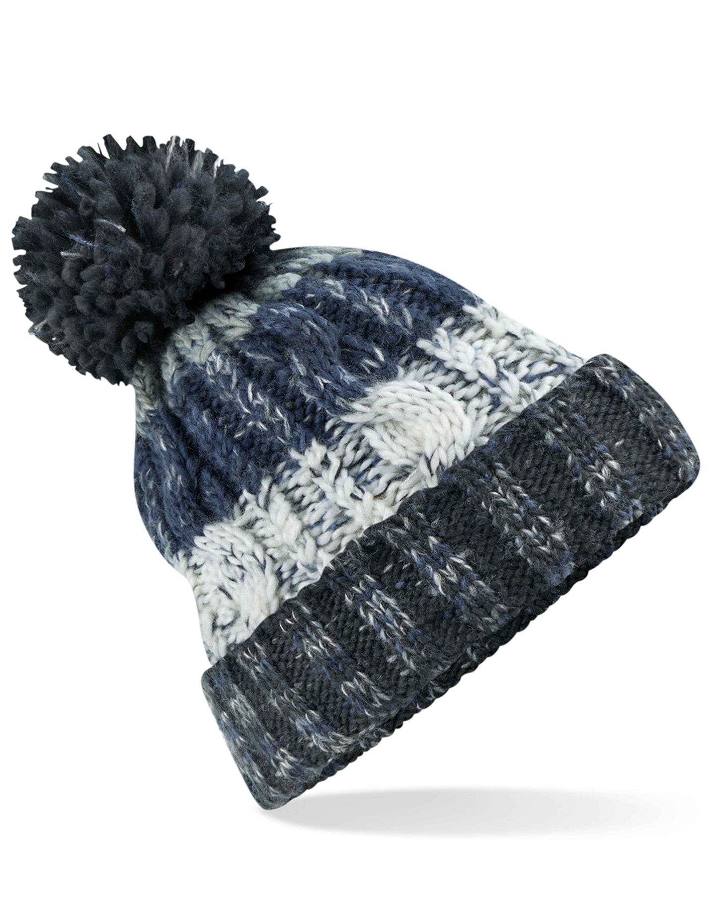 Corkscrew Pom Pom Beanie - CB486