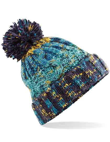 Corkscrew Pom Pom Beanie - CB486