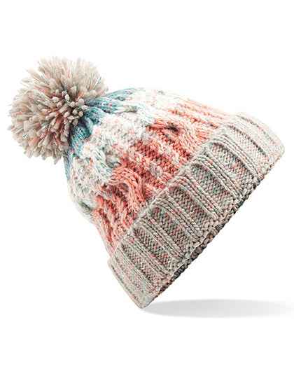 Corkscrew Pom Pom Beanie - CB486