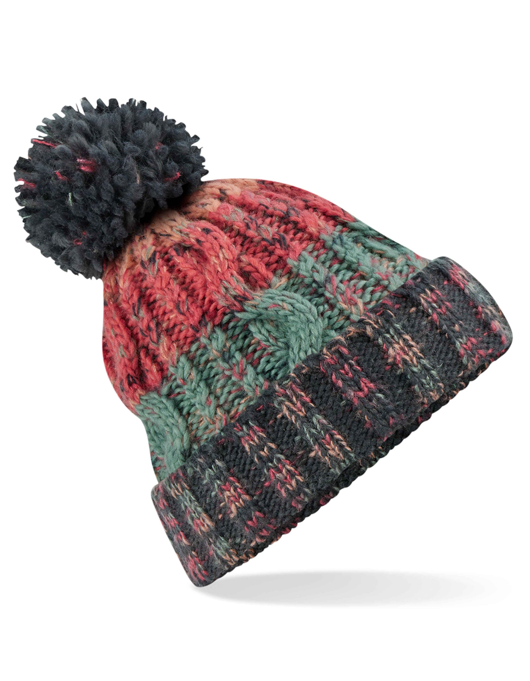 Corkscrew Pom Pom Beanie - CB486