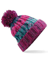 Corkscrew Pom Pom Beanie - CB486