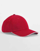 EarthAware® Classic Organic Cotton 6 Panel Cap - Sandwich Peak - CB820C
