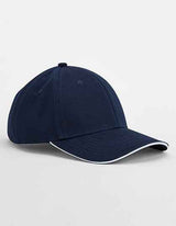 EarthAware® Classic Organic Cotton 6 Panel Cap - Sandwich Peak - CB820C
