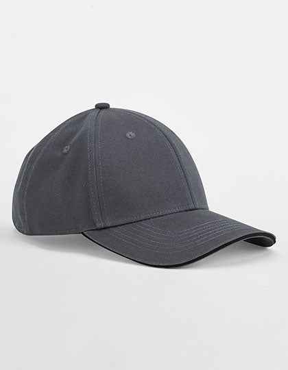 EarthAware® Classic Organic Cotton 6 Panel Cap - Sandwich Peak - CB820C