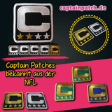 Captainpatch 6.5×6.5cm zum aufnähen – Wunschfarben