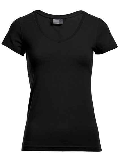 Women´s Slim Fit V-Neck-T - E3086
