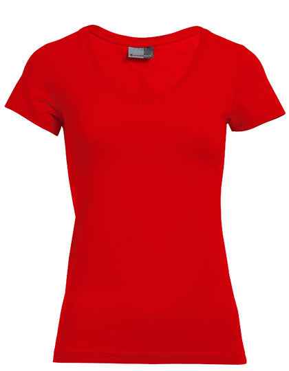 Women´s Slim Fit V-Neck-T - E3086