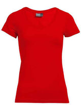 Women´s Slim Fit V-Neck-T - E3086