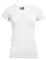 Women´s Slim Fit V-Neck-T - E3086