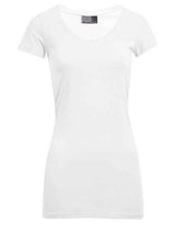Women´s Slim Fit V-Neck-T Long - E3087