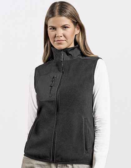 Women´s Canvas Fleece Vest - E7945