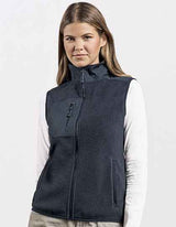 Women´s Canvas Fleece Vest - E7945