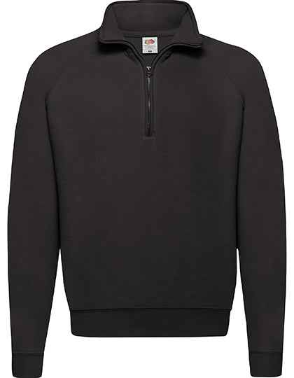 Classic Zip Neck Sweat - F382N