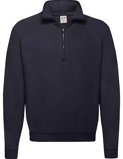 Classic Zip Neck Sweat - F382N