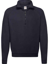 Classic Zip Neck Sweat - F382N