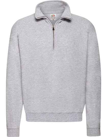 Classic Zip Neck Sweat - F382N