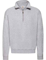 Classic Zip Neck Sweat - F382N