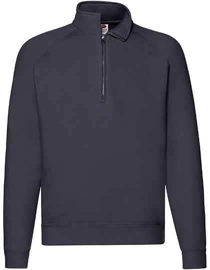 Premium Zip Neck Raglan Sweat - F382