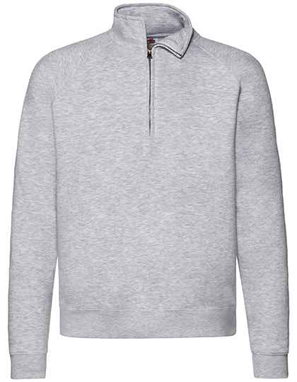 Premium Zip Neck Raglan Sweat - F382