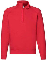 Premium Zip Neck Raglan Sweat - F382