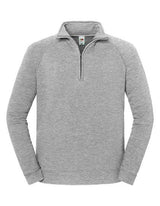 Iconic Premium Zip Neck Sweat - F383