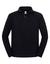 Iconic Premium Zip Neck Sweat - F383