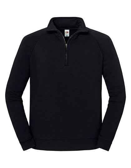 Iconic Premium Zip Neck Sweat - F383