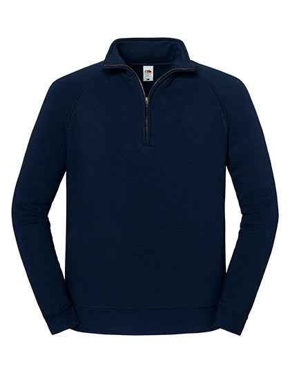 Iconic Premium Zip Neck Sweat - F383