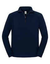 Iconic Premium Zip Neck Sweat - F383