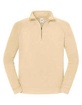 Iconic Premium Zip Neck Sweat - F383