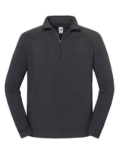 Iconic Premium Zip Neck Sweat - F383