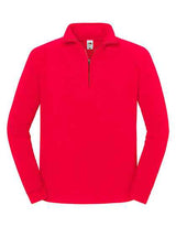 Iconic Premium Zip Neck Sweat - F383
