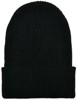 Recycled Yarn Ribbed Knit Beanie - FX1504RY