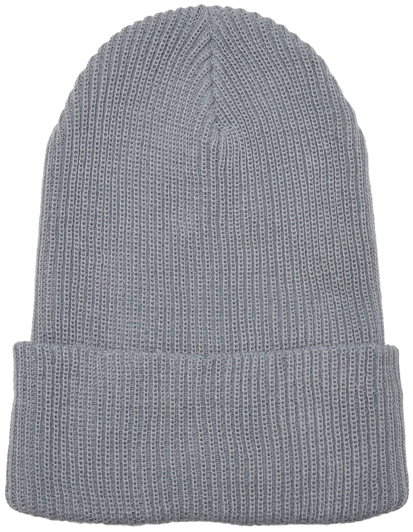 Recycled Yarn Ribbed Knit Beanie - FX1504RY