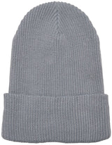 Recycled Yarn Ribbed Knit Beanie - FX1504RY