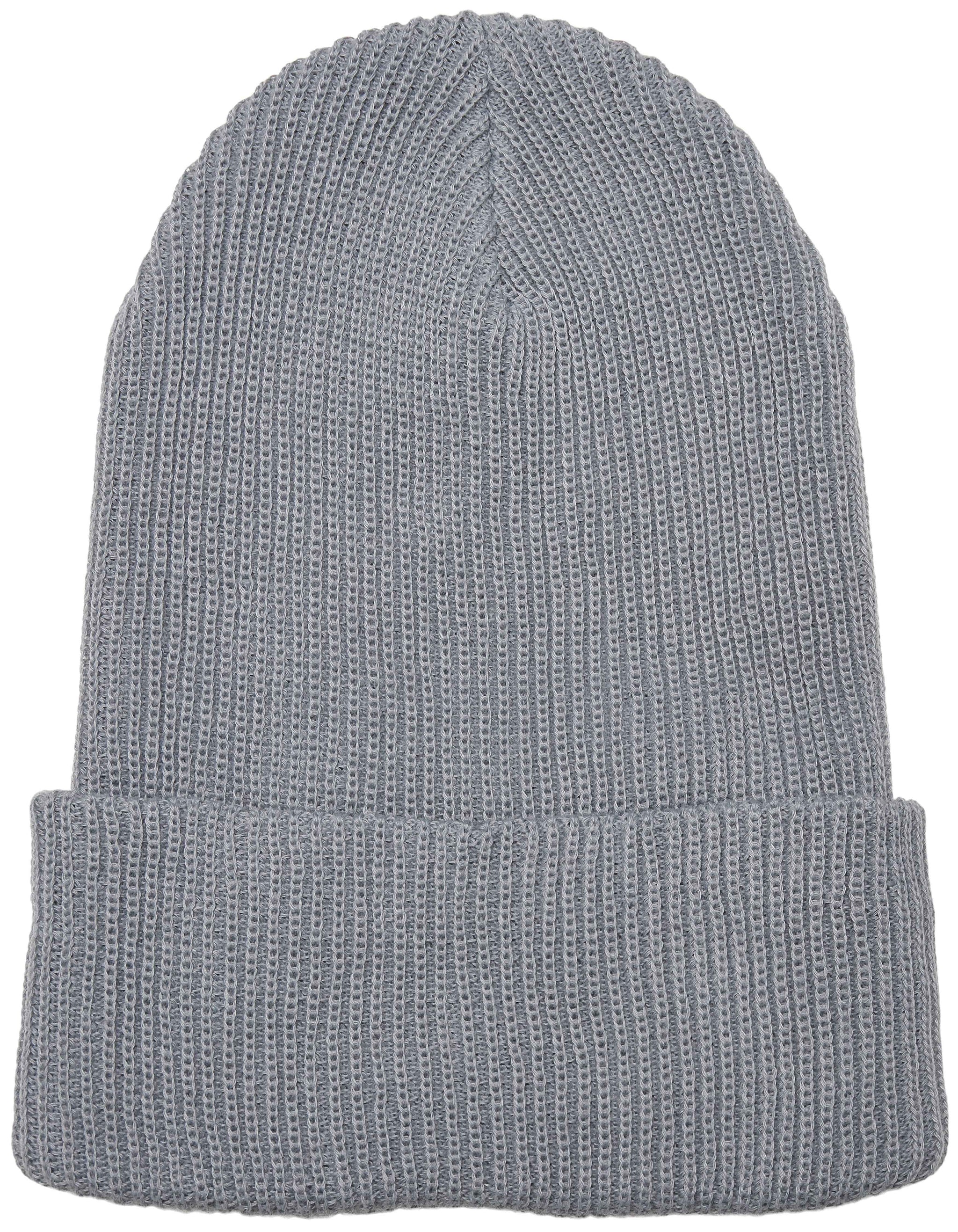 Recycled Yarn Ribbed Knit Beanie - FX1504RY