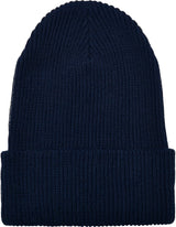 Recycled Yarn Ribbed Knit Beanie - FX1504RY