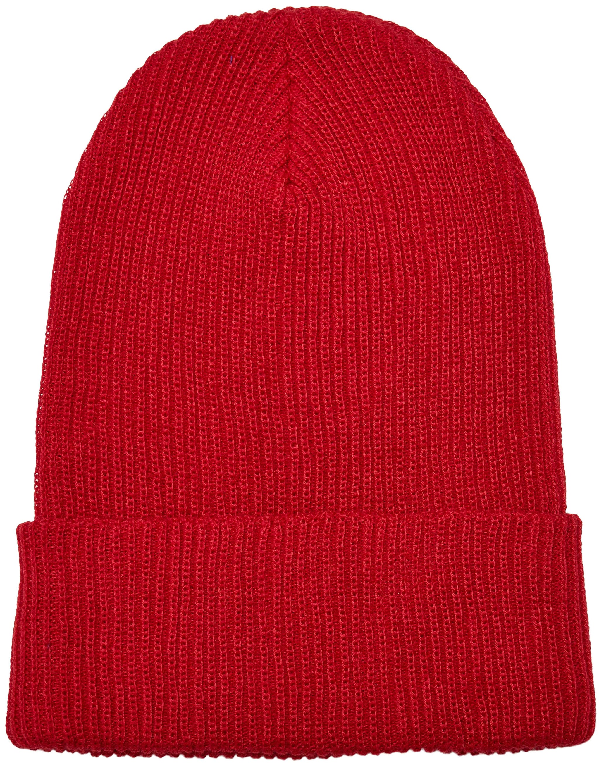 Recycled Yarn Ribbed Knit Beanie - FX1504RY