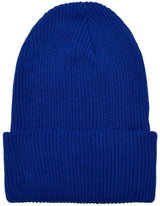 Recycled Yarn Ribbed Knit Beanie - FX1504RY