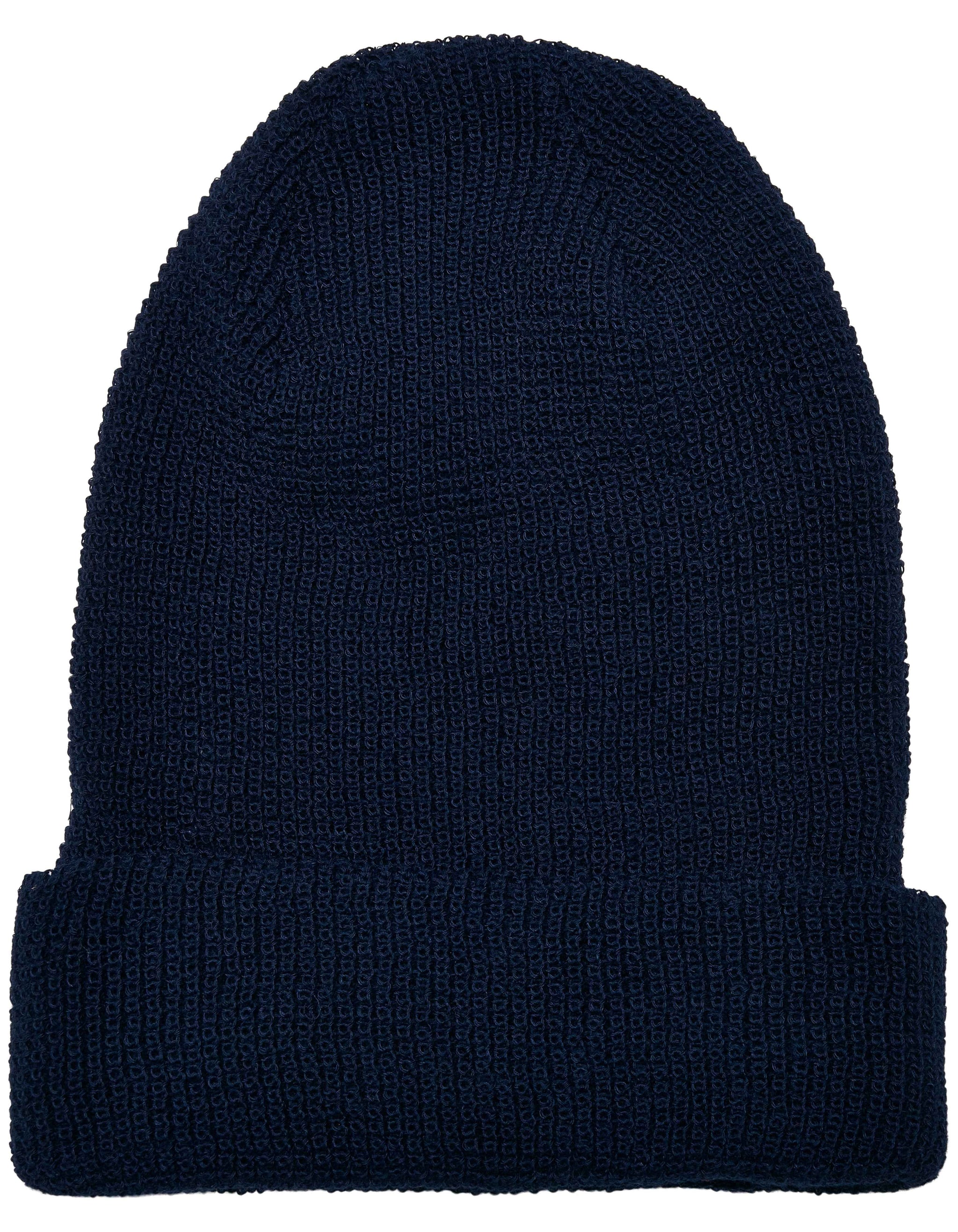 Recycled Yarn Waffle Knit Beanie - FX1505RY