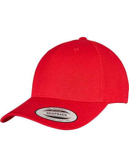 YP Classics 5-Panel Premium Curved Visor Snapback Cap - FX5789M