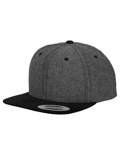 Chambray-Suede Snapback - FX6089CH
