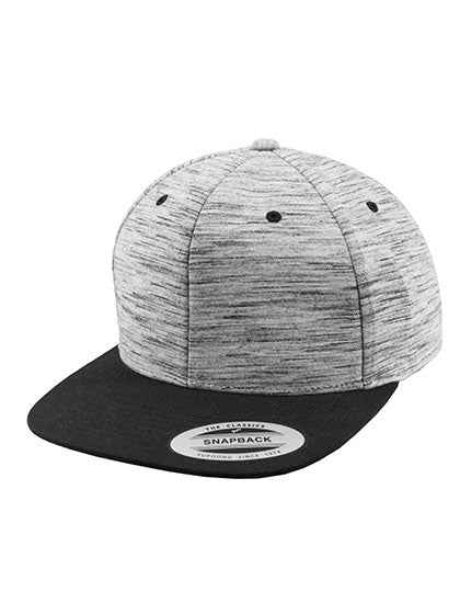 Stripes Melange Crown Snapback - FX6089SC