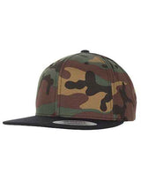 Classic Snapback 2-Tone Camo Cap - FX6089TC