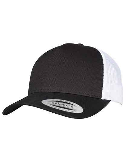 5-Panel Retro Trucker 2-Tone Cap - FX6506T