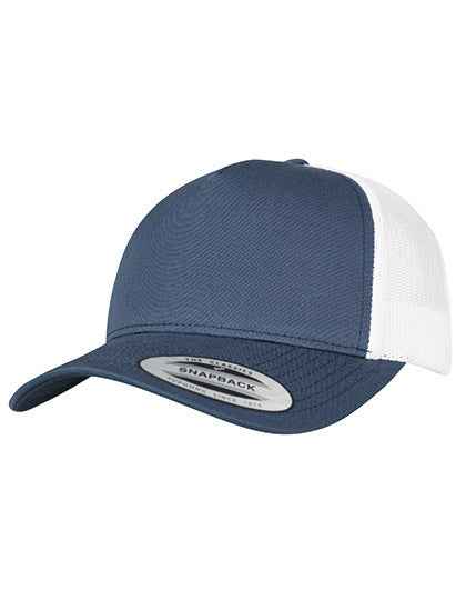 5-Panel Retro Trucker 2-Tone Cap - FX6506T