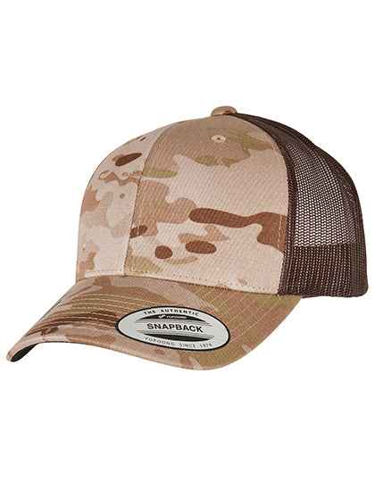Retro Trucker Multicam Cap - FX6606MC
