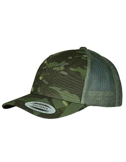 Retro Trucker Multicam Cap - FX6606MC